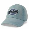 Accessories * | Best Sale Hats & Caps Women'S Life Is Good Ballyard Sunwashed Chill Adjustable Hat SmoClearance Blue