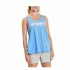 Clothing * | Cheap Tanks Women'S Life Is Good Optimist Retro Stripe Textured Slub Tank Top Cornflower Blue