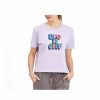 Clothing * | Budget Shirts Women'S Life Is Good Boxy T-Shirt Purple