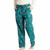 Clothing * | Best Reviews Of Pajamas & Robes Men'S Life Is Good Holiday Pickup Pattern Classic Sleep Pants Spruce Green