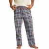 Clothing * | Wholesale Pajamas & Robes Men'S Life Is Good Plaid Classic Pants Blue