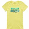 Clothing * | Cheapest Shirts Women'S Life Is Good Beach Bound Crusher Lite T-Shirt Lemon Yellow