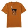 Clothing * | Cheap Shirts Men'S Life Is Good Smoke Show T-Shirt Coffee Brown