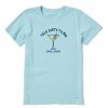 Clothing * | Wholesale Shirts Women'S Life Is Good Dirty T-Shirt Beach Blue