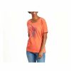 Clothing * | Discount Shirts Women'S Life Is Good All Of Me T-Shirt Orange