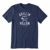 Clothing * | Best Pirce Shirts Men'S Life Is Good Grillin Like A Villian Crusher T-Shirt Darkest Blue