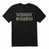 Clothing * | Flash Sale Shirts Men'S Life Is Good Whiskey Business Bottle Crusher T-Shirt Jet Black